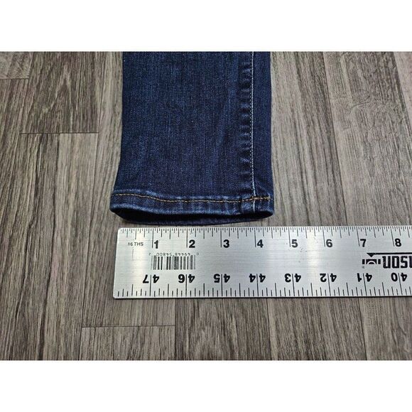 (3/$35) Gap Size 29 / 8 Regular Distressed Skinny Favorite Blue Jeans Jeggings - Picture 12 of 12